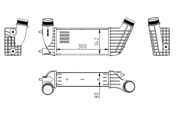 Intercooler - 612 522 HART
