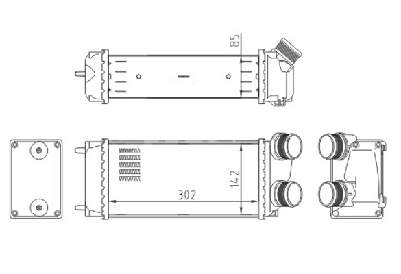 Intercooler - 612 534 HART