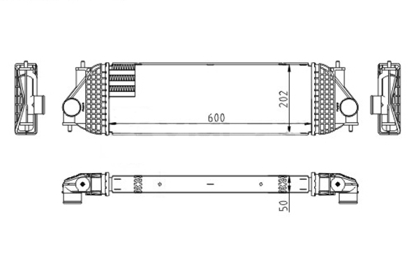 Intercooler - 614 061 HART