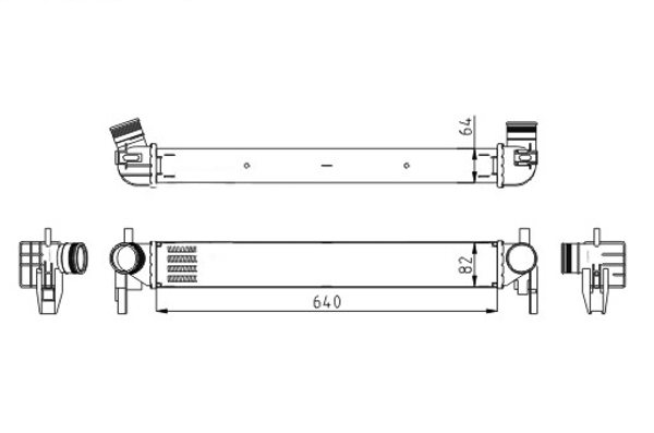 Intercooler - 614 074 HART