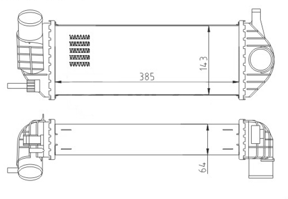 Intercooler - 616 644 HART