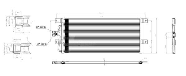 Condenser, air conditioning - 606 213 HART