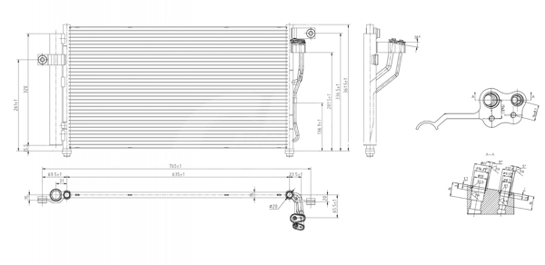 Condensatore, Climatizzatore - 610 258 HART