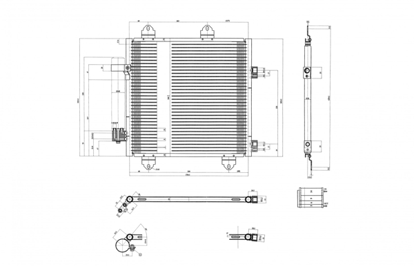 Condenser, air conditioning - 611 418 HART