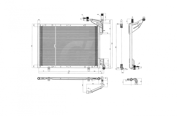 Condenser, air conditioning - 621 661 HART