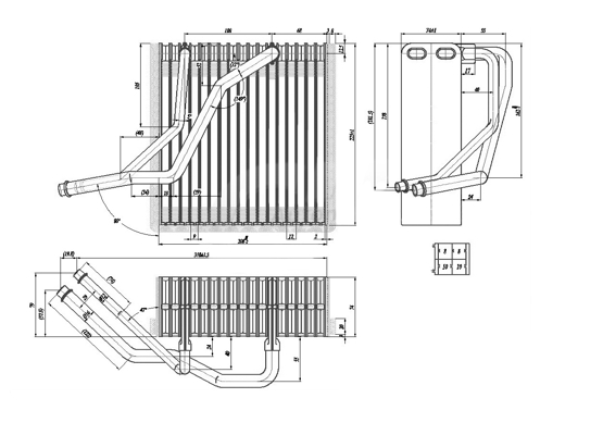 Evaporatore, Climatizzatore - 642 488 HART