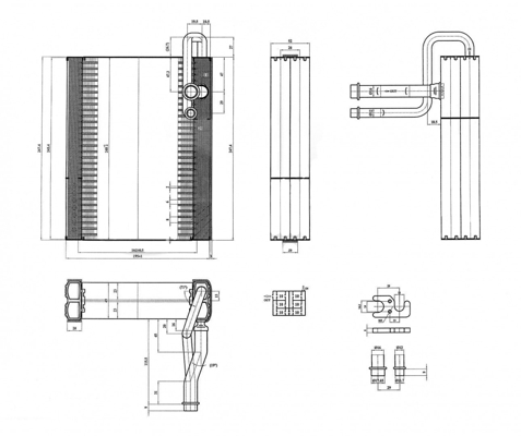 Evaporator, air conditioning - 642 494 HART