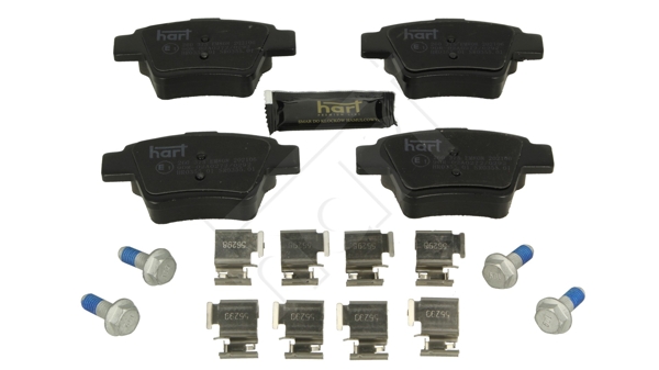 Brake Pad Set, disc brake - 260 375 HART