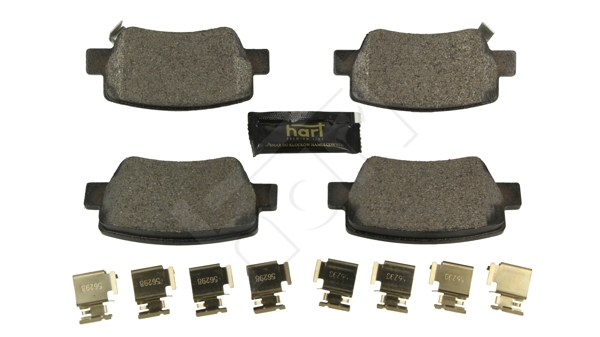 Brake Pad Set, disc brake - 260 745 HART