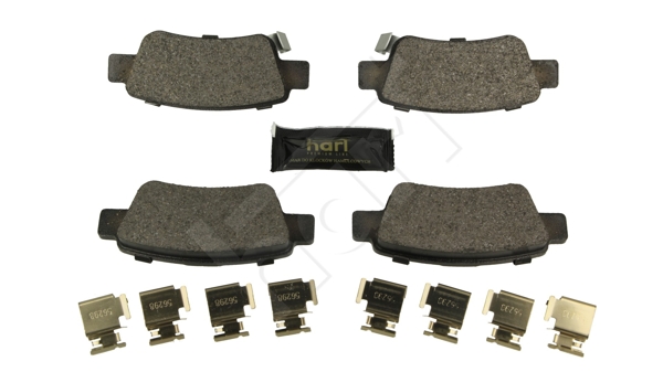 Kit pastiglie freno, Freno a disco - 260 756 HART