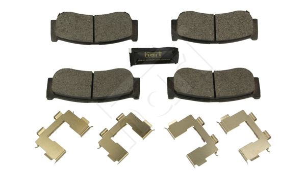 Brake Pad Set, disc brake - 260 767 HART