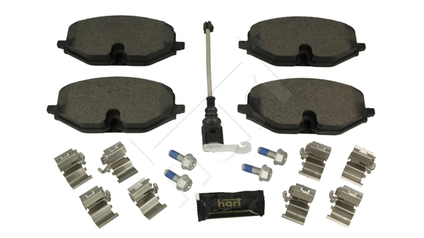 Brake Pad Set, disc brake - 260 809 HART