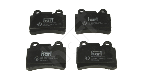 Brake Pad Set, disc brake - 228 860 HART