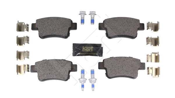 Brake Pad Set, disc brake - 260 266 HART