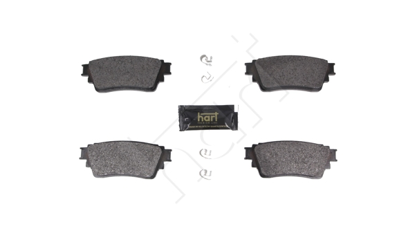 Kit pastiglie freno, Freno a disco - 260 772 HART