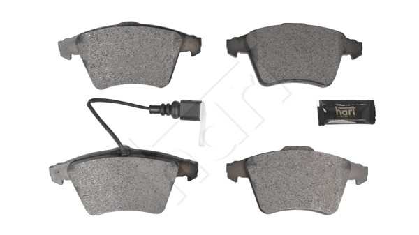 Brake Pad Set, disc brake - 261 729 HART