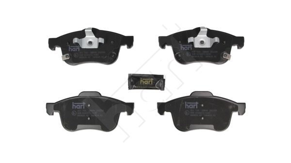 Brake Pad Set, disc brake - 261 744 HART