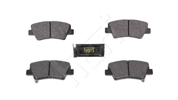 Комплект тормозных колодок, дисковый тормоз - 261 835 HART