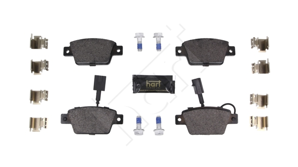 Brake Pad Set, disc brake - 261 839 HART