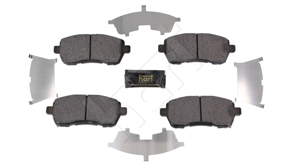 Brake Pad Set, disc brake - 261 845 HART