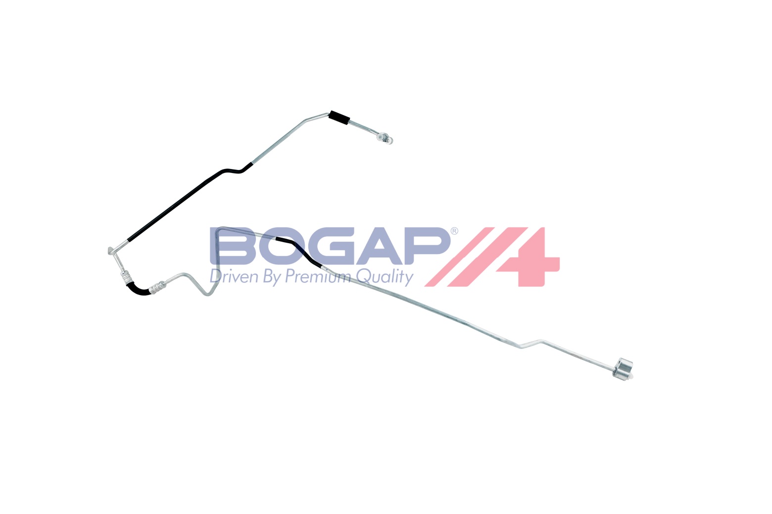 High-/Low Pressure Line, air conditioning - A4128138 BOGAP
