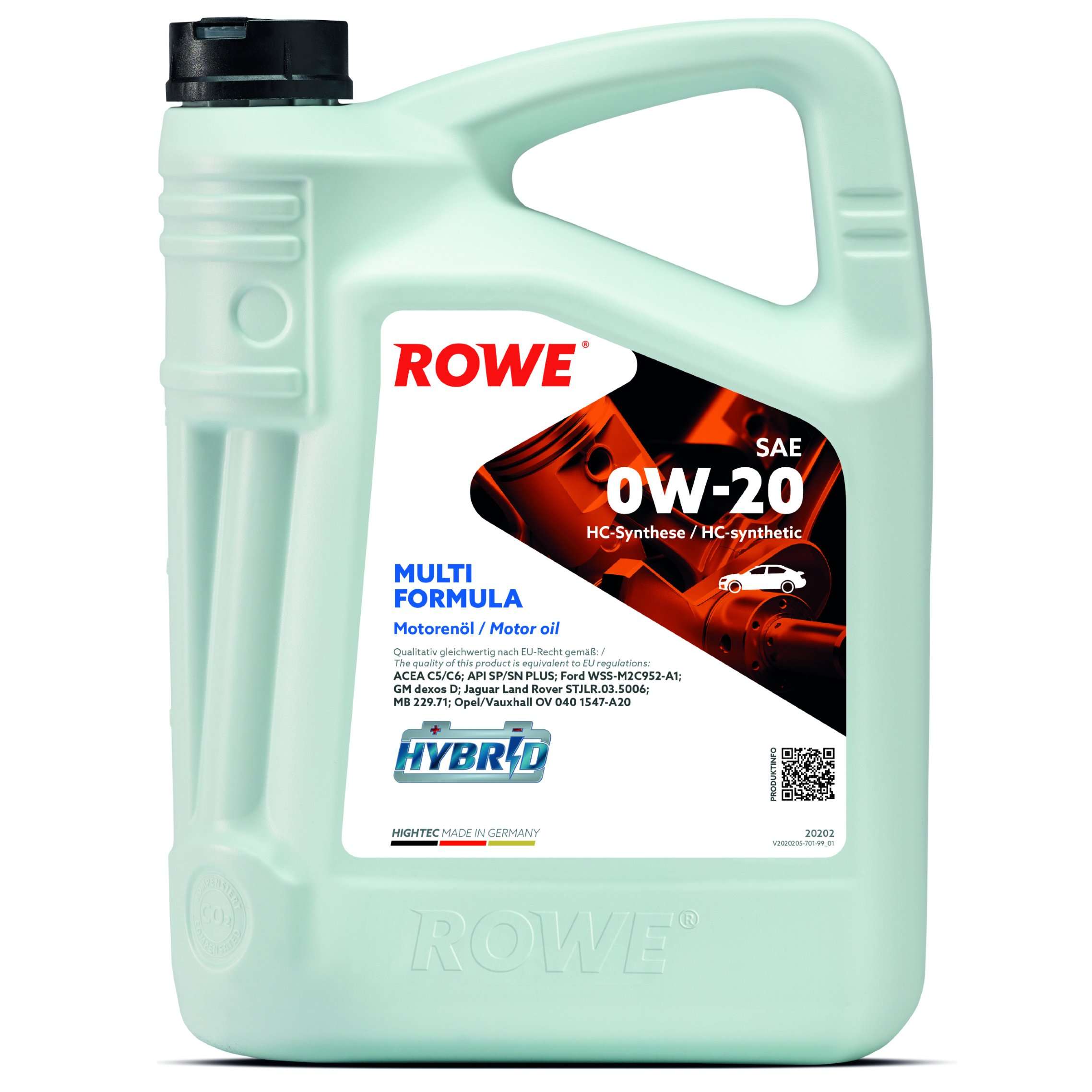 Olio motore - 20202-0050-99 ROWE