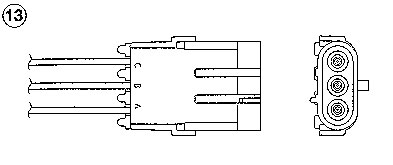 Lambda Sensor - 0158 NTK