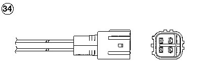 Lambda Sensor - 92861 NTK