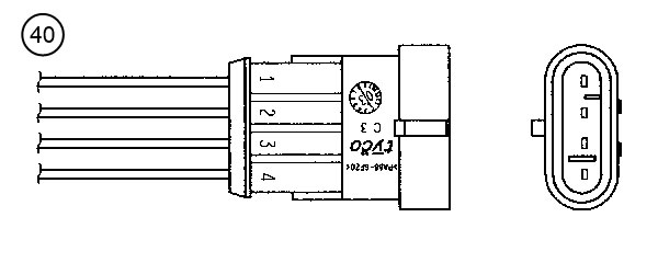 Lambda Sensor - 94547 NTK