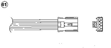 Sensor, exhaust gas temperature - 97427 NTK