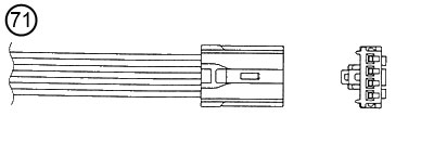 Sensor, exhaust gas temperature - 91883 NTK