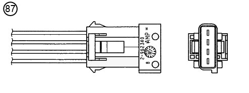 Sensor, exhaust gas temperature - 96816 NTK