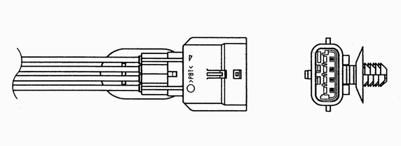 Lambda Sensor - 6514 NTK