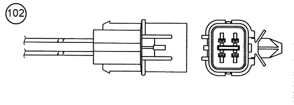 Lambda Sensor - 92280 NTK