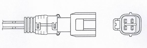 Lambda Sensor - 1357 NTK
