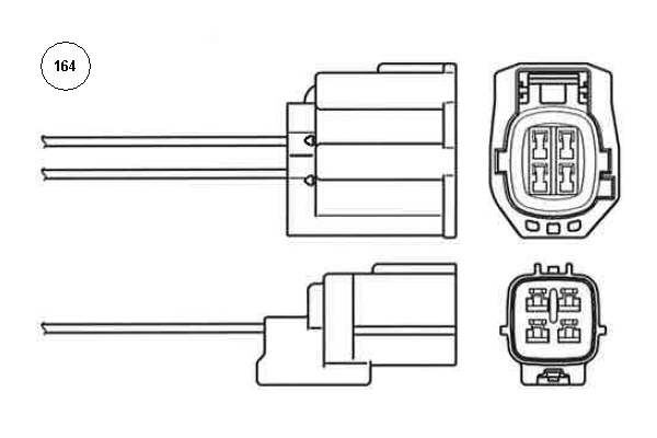 Lambda Sensor - 95845 NTK