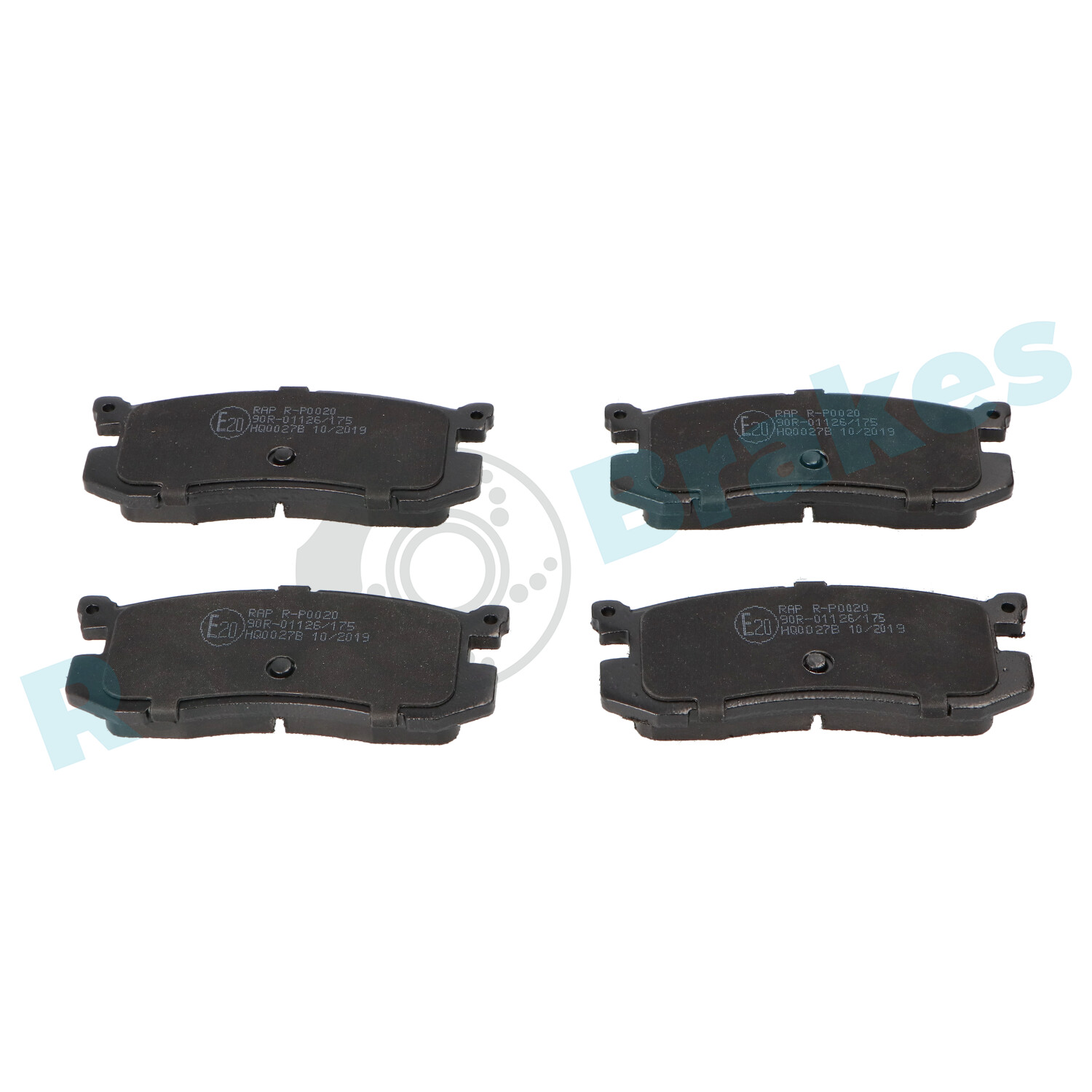 Brake Pad Set, disc brake - R-P0020 RAP BRAKES