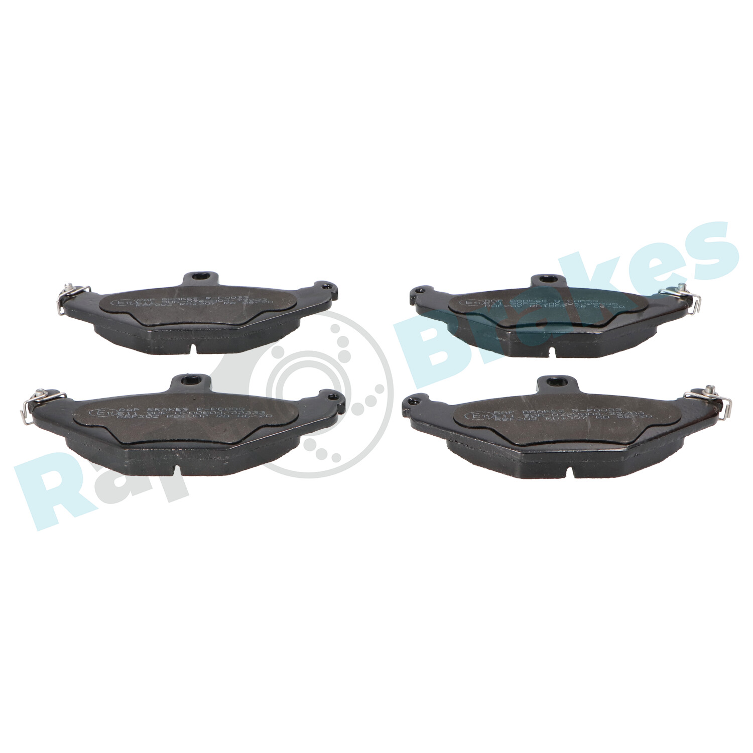 Brake Pad Set, disc brake - R-P0033 RAP BRAKES