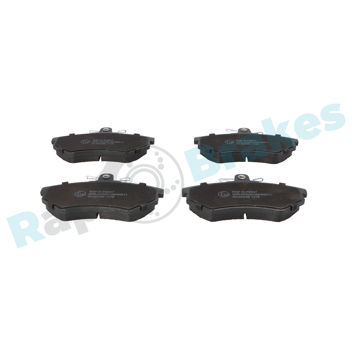 Brake Pad Set, disc brake - R-P0037 RAP BRAKES