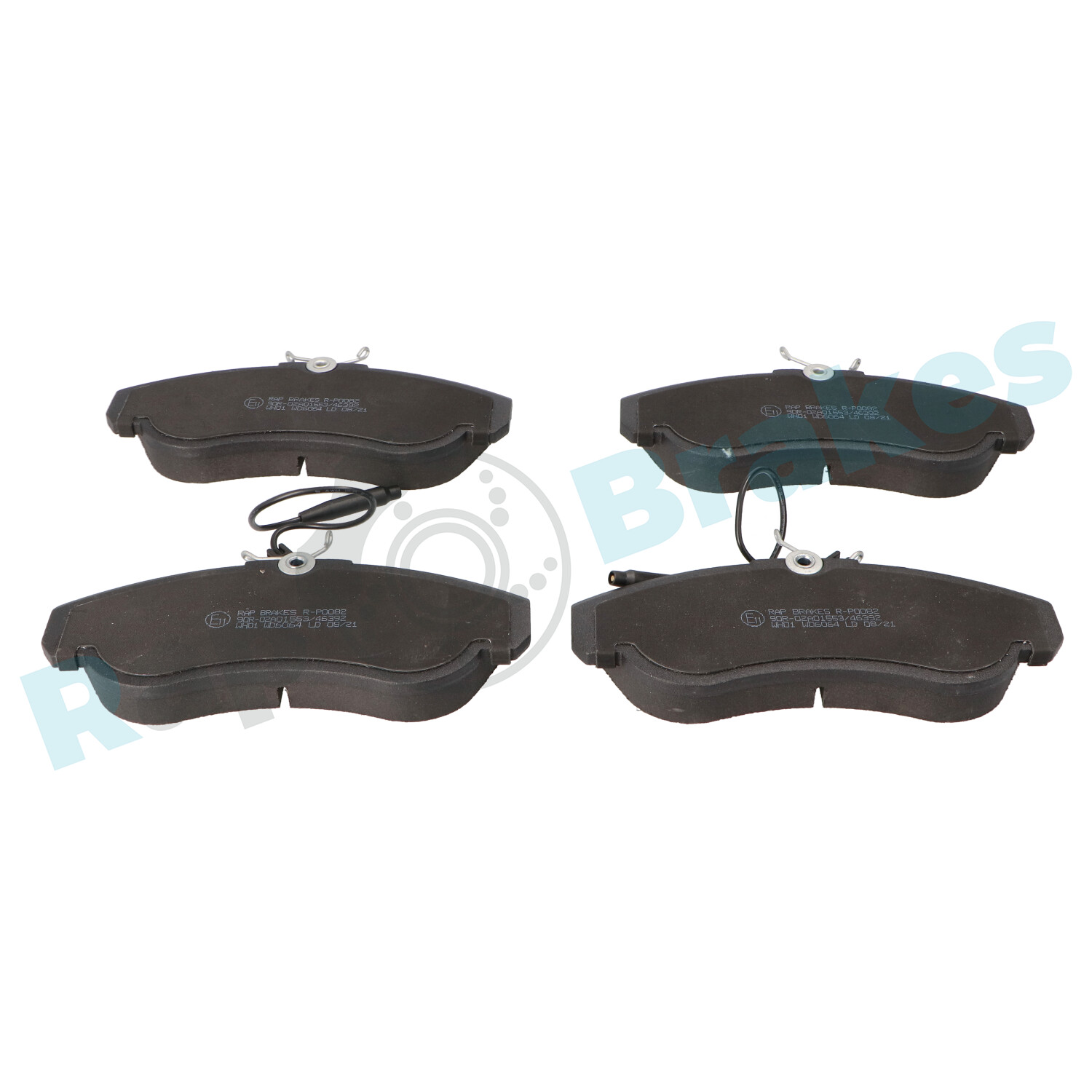 Brake Pad Set, disc brake - R-P0082 RAP BRAKES