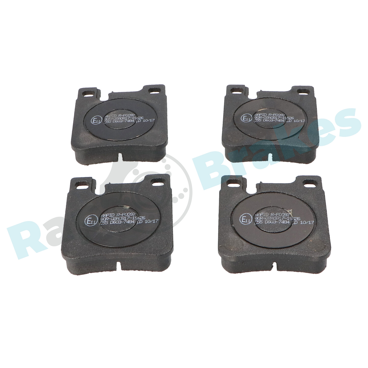 Brake Pad Set, disc brake - R-P0097 RAP BRAKES