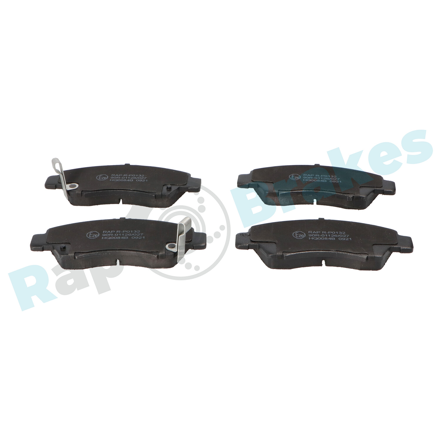 Brake Pad Set, disc brake - R-P0132 RAP BRAKES