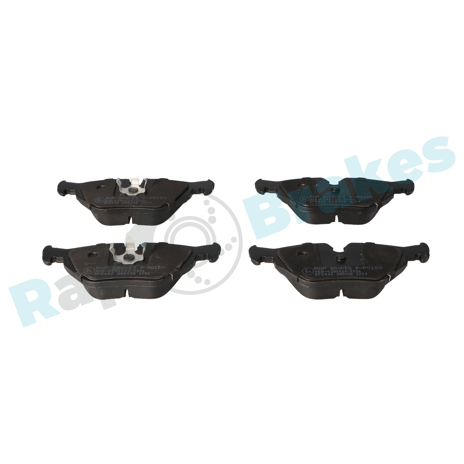 Brake Pad Set, disc brake - R-P0150 RAP BRAKES