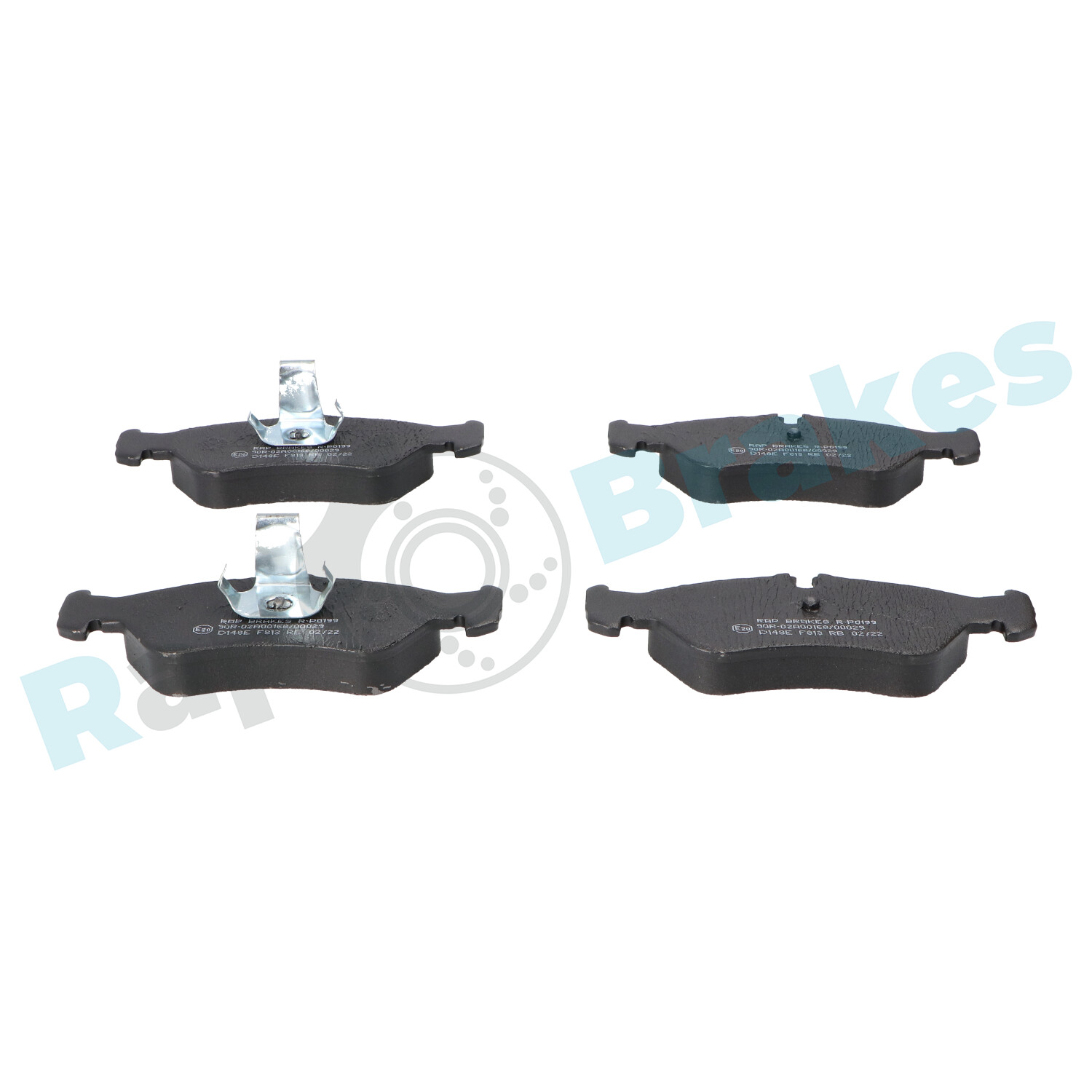 Brake Pad Set, disc brake - R-P0199 RAP BRAKES