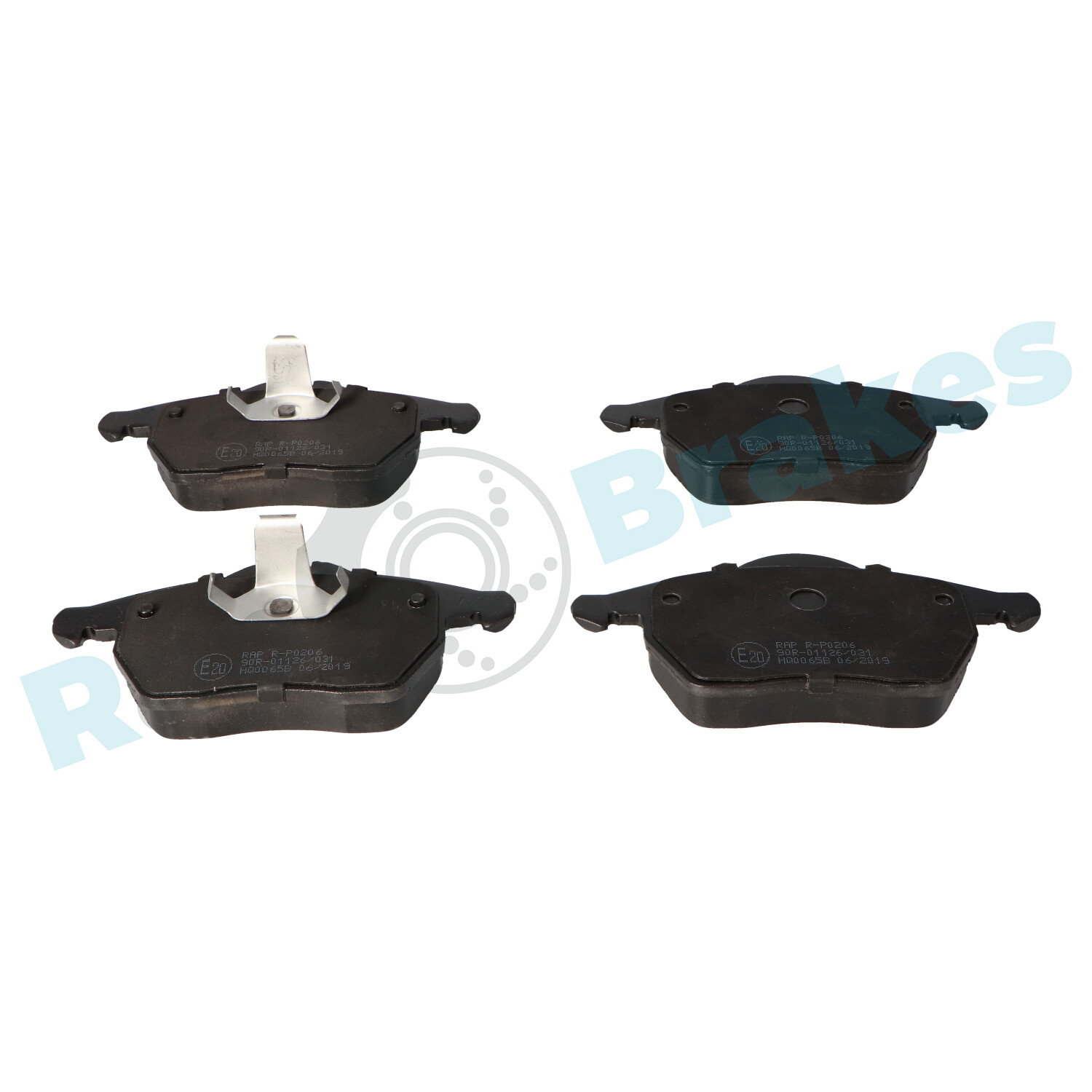 Brake Pad Set, disc brake - R-P0206 RAP BRAKES
