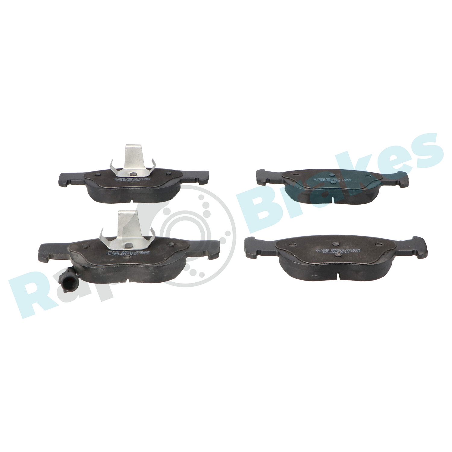 Brake Pad Set, disc brake - R-P0224 RAP BRAKES