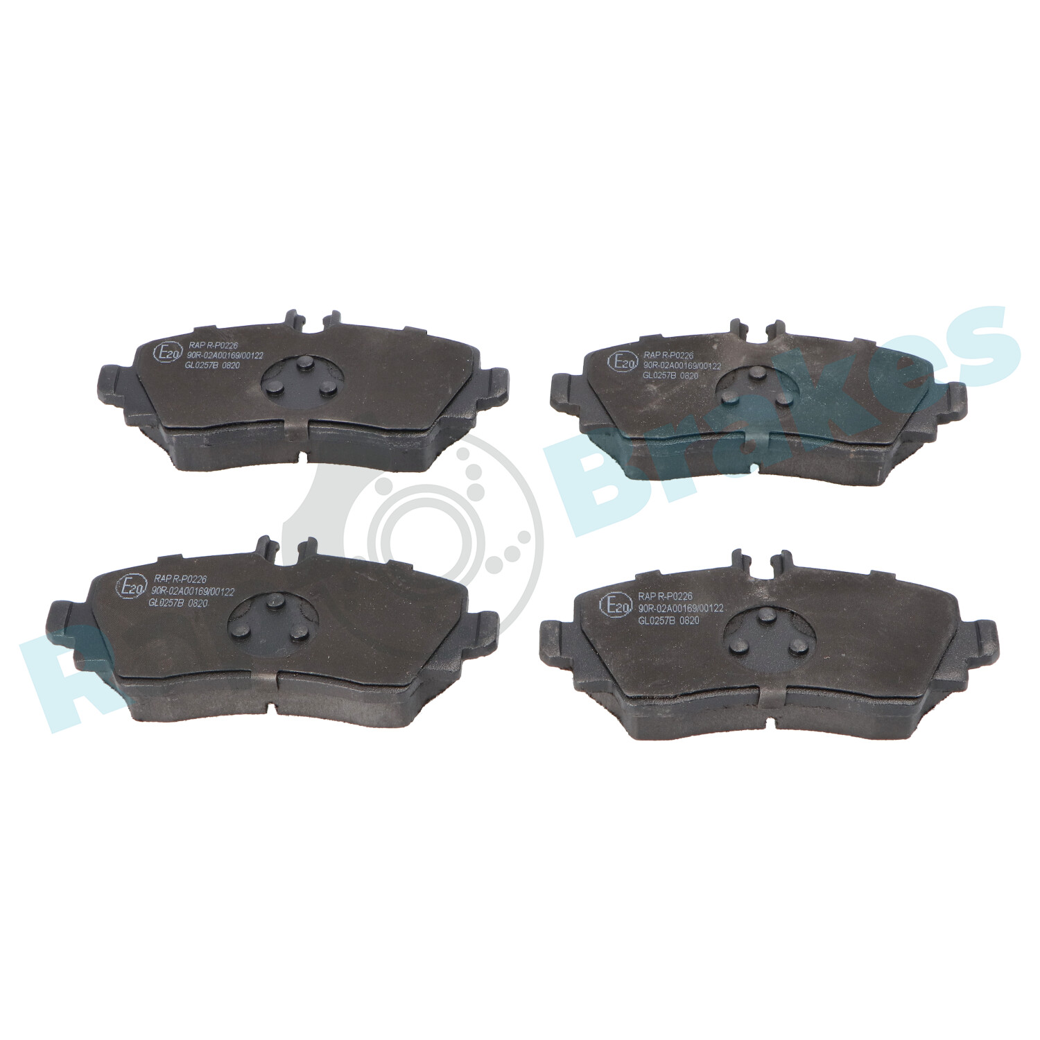 Brake Pad Set, disc brake - R-P0226 RAP BRAKES