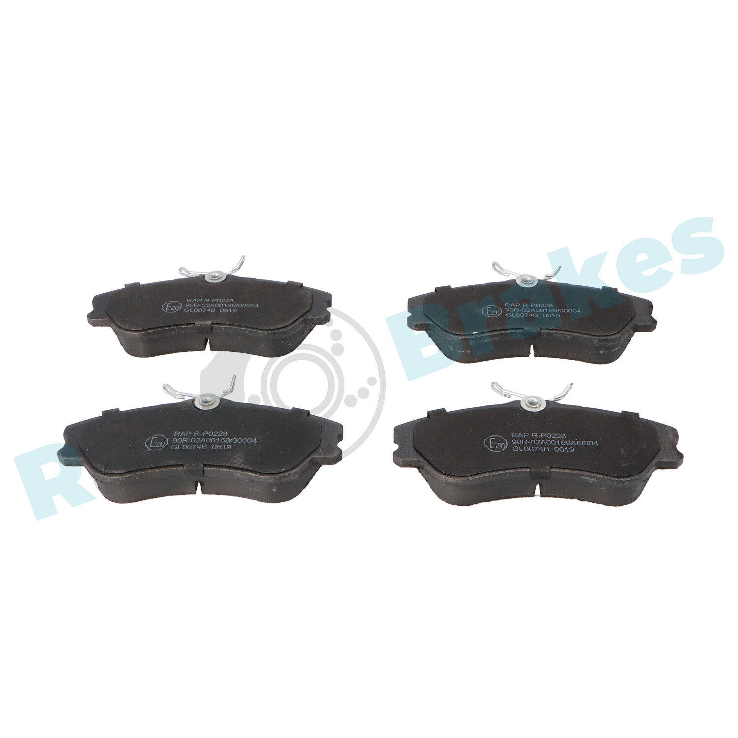 Brake Pad Set, disc brake - R-P0228 RAP BRAKES