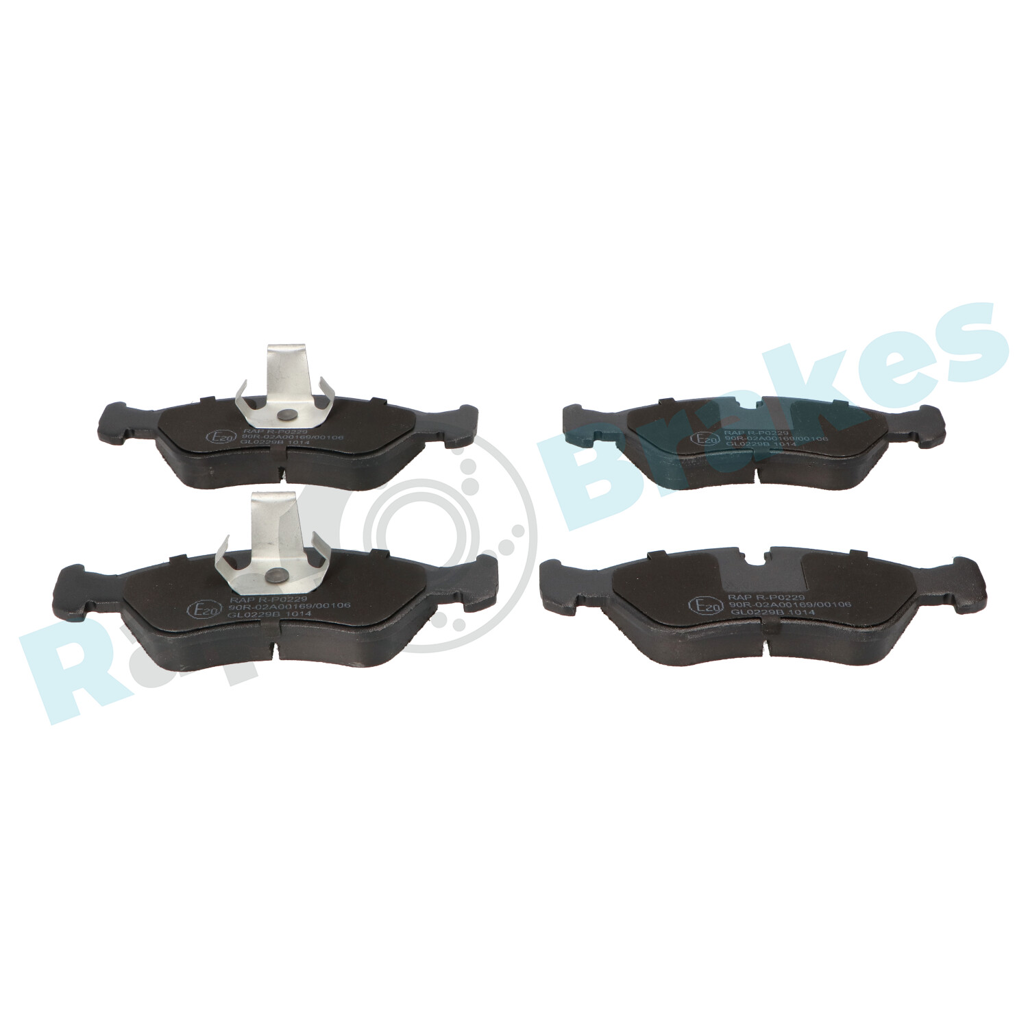 Brake Pad Set, disc brake - R-P0229 RAP BRAKES