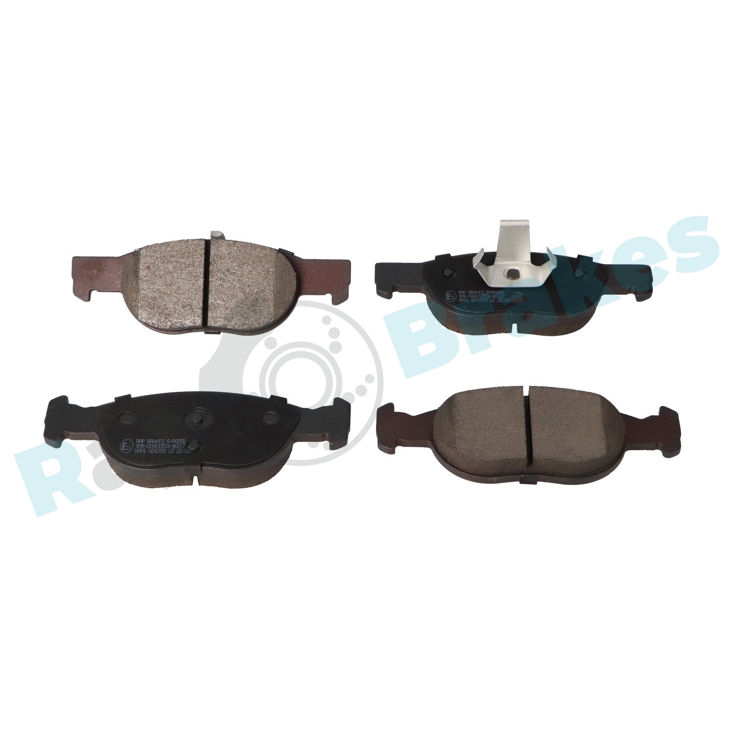 Brake Pad Set, disc brake - R-P0258 RAP BRAKES